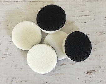 Tim Holtz Blending tool 1.25&quot; round mini replacement foam, 5 pc, Ranger, for scrapbooking, cardmaking, art journaling, mixed media, blending
