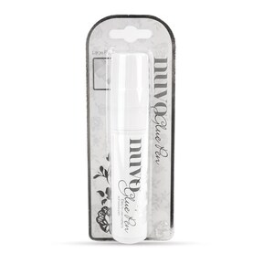May include: A white glue pen with the text "Muvo Glue Pen" on the packaging. The pen is in a clear plastic package with a white background.