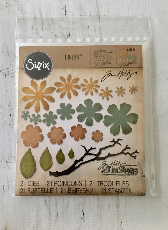 Tim Holtz Idea-Ology follaje 18 un.
