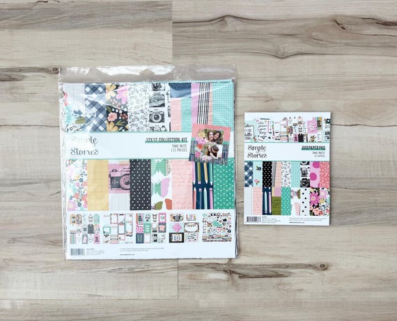 Simple Stories Take Note Collection Kit or 6x8 pad, Scrapbooking, Card making, art Journaling, planner, pocket pages, paper crafting