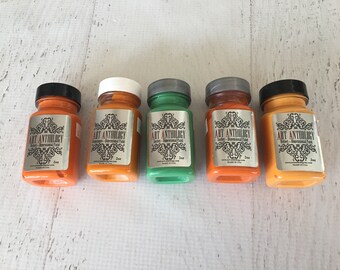 Art Anthology Tango Velvet, Amber Gemstones, Parakeet Sorbet, Pumpkin Spice Sorbet, or Mayan Gold Velvet paint, non-toxic, water-based
