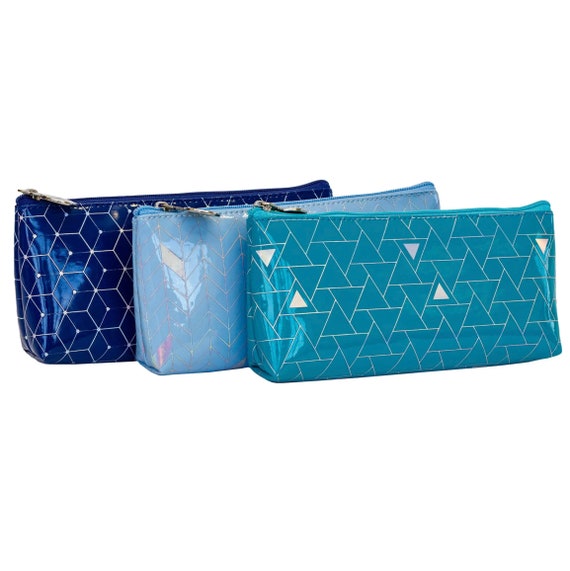 Carpe Diem Sky Blue Slim Pencil Case