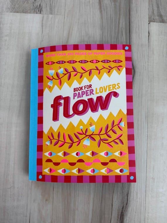 Book For Paper Lovers Flow, New, Soft Cover, Hachette Book Group, 1.75" thick