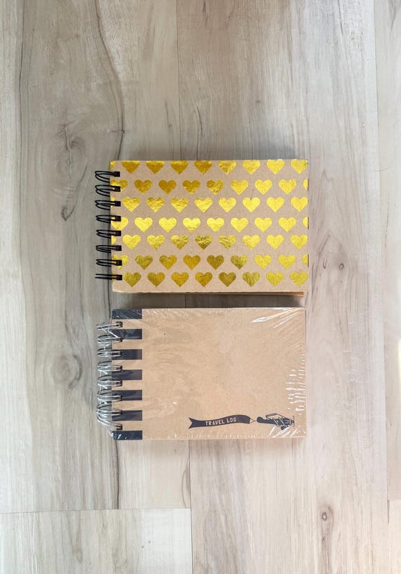 Fancy Pants Chipboard album, ring bound, scrapbook mini album, 70 pages, 6.75X4.5 X 0.75 in., Acetate photo pages, pockets, and journaling