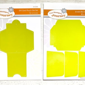 Spellbinders Fun Stampers Journey ギフトカードポーチまたは封筒ボックスダイセット、スクラップブッキング、カード作成、ペーパークラフト、アートジャーナリング