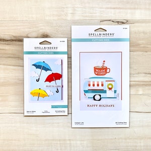 Spellbinders Camper Life or Rain or Shine Die Set, Scrapbooking, Art Journaling, Kartenherstellung, Papierherstellung