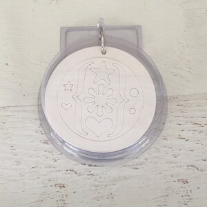 Mini álbum de aglomerado, circular, blanco, álbum de recortes, 12 páginas, 4,25 pulgadas de diámetro, bebé, álbum de fotos, diario de arte, elaboración de papel, encuadernado con anillas