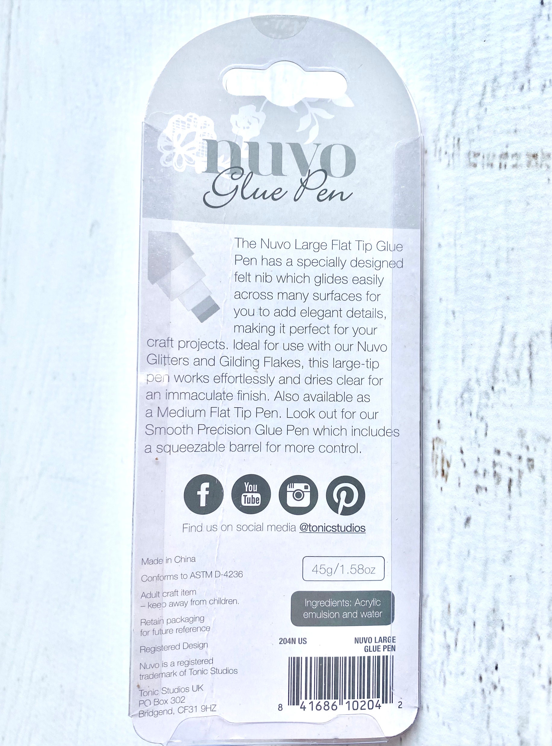  Nuvo Large Glue Pen 45g-204N