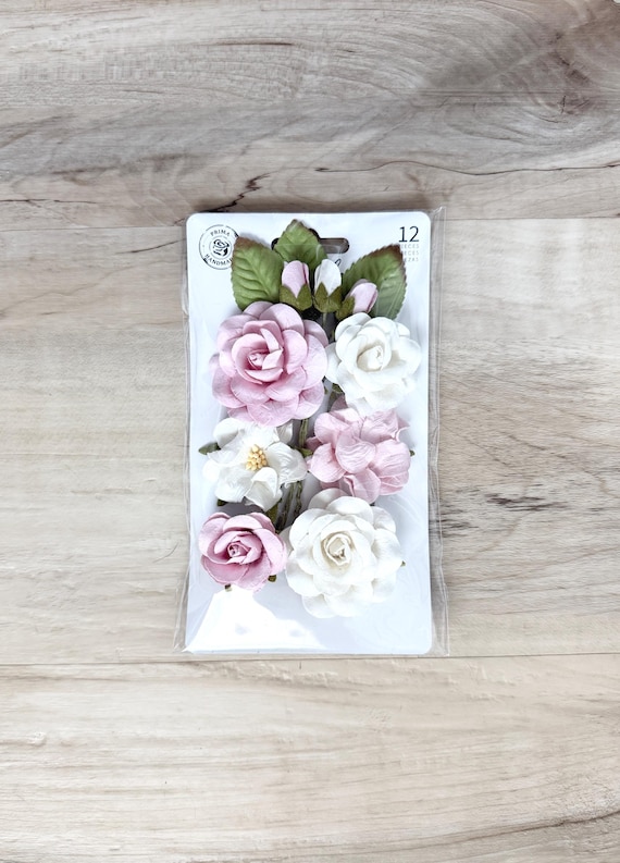 Prima Handmade Flower Embellishments, Avec Amour Roses, scrapbooking, card making, journaling, paper crafting, mixed media