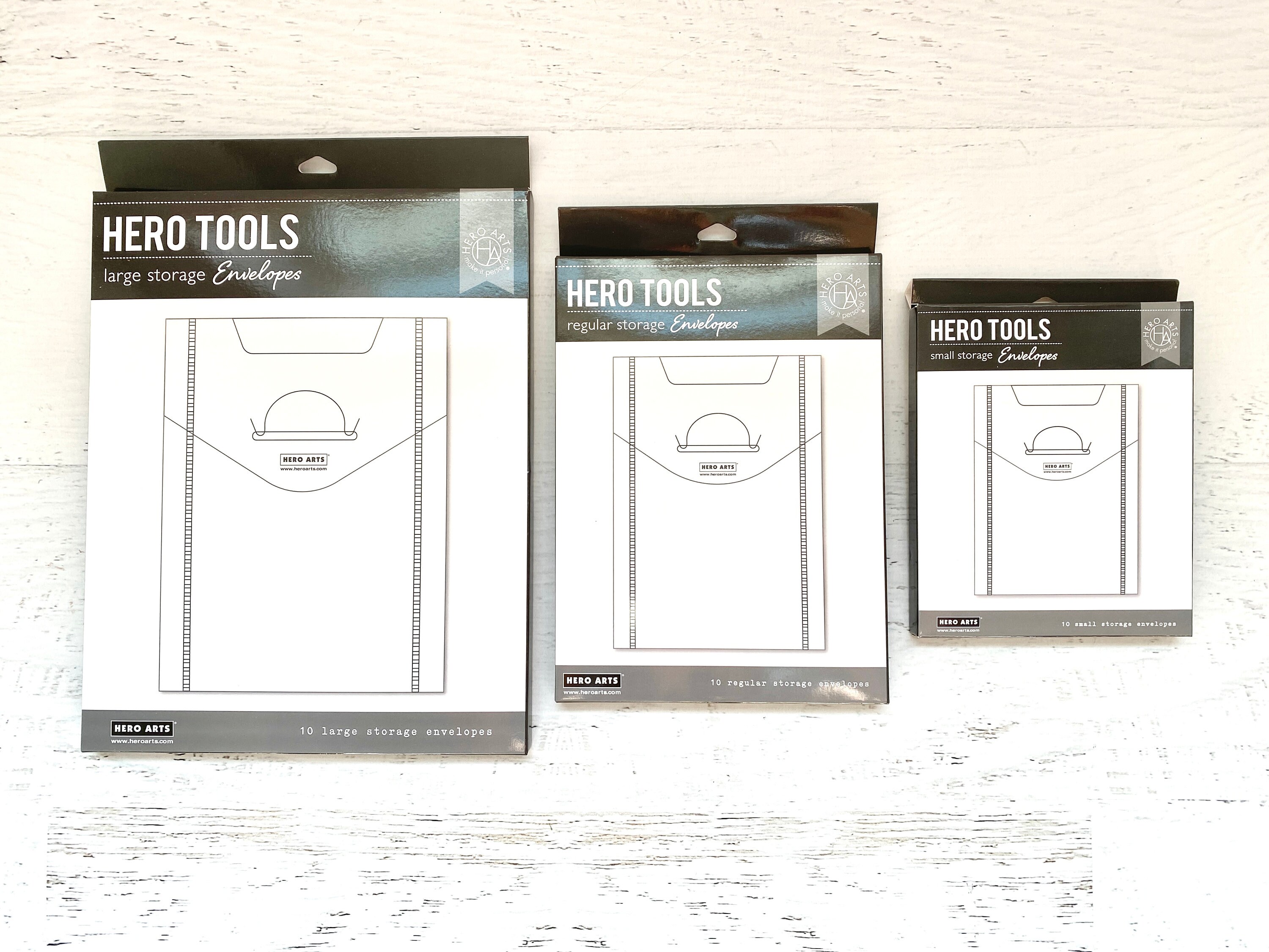 Hero Arts Magnetic Sheets & Storage Envelopes 4x5 10/Pkg-Small