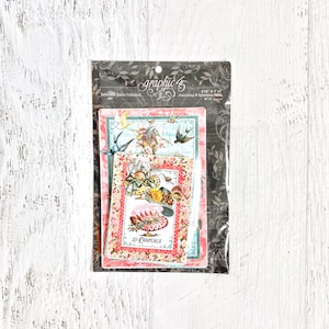 Graphic 45 Ephemera Queen Journaling/Ephemera Karten, Scrapbooking, Scrapbooking, Minialben, Kartenherstellung, Planerpapier, Scrapbooking