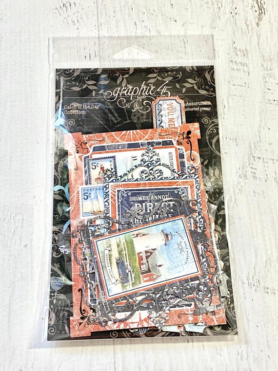 グラフィック Graphic 45 エフェメラ 詰め合わせ グラフィック 45 キャッチ・オブ・ザ・デイ、エフェメラ アソート