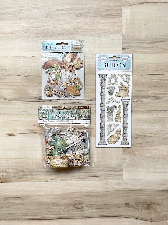 Stamperia Magical Forest Die Cuts (53 pc), Rub-ons (11pc) or Adhesive Ephemera (37 pc), card making, paper crafting, scrapbook, art journal