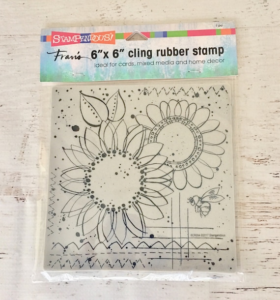 Stampendous repositionable Cling Stamp, Sunny Sketch, Fran Seiford, stamping, card making, scrapbooking, paper crafting, art journaling