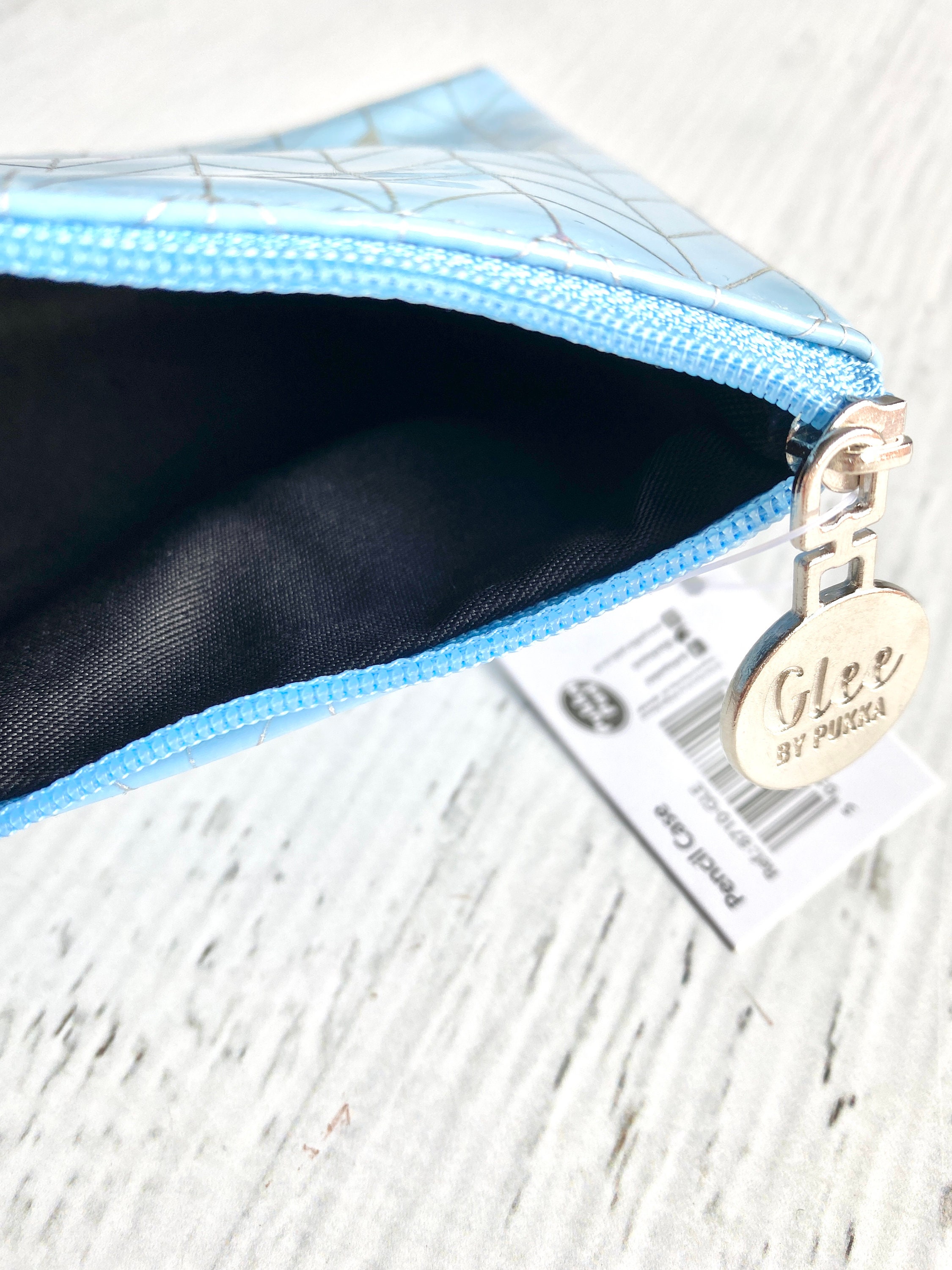 Carpe Diem Sky Blue Slim Pencil Case