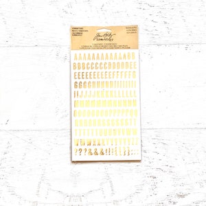 Tim Holtz Idea-ology Remnant Rubs, gouden en zilveren alfa's, 1 pg per stuk, foto's overbrengen, papier knutselen, mixed media, journaling, kaarten maken