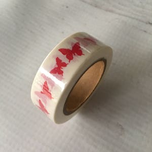 Washi-tape, rode vlinder van Hobby Art International, HAI, voor planners, papercrafting, art journaling, kaarten maken, zakletters