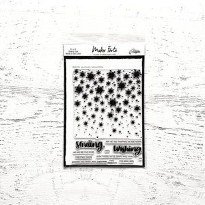 Maker Forte Juego de sellos para enviar y desear, 12 sellos, 10,5 x 7 pulgadas, Invierno/Navidad/vacaciones, Elaboración de papel, Creación de tarjetas, Diario, Decoración del hogar