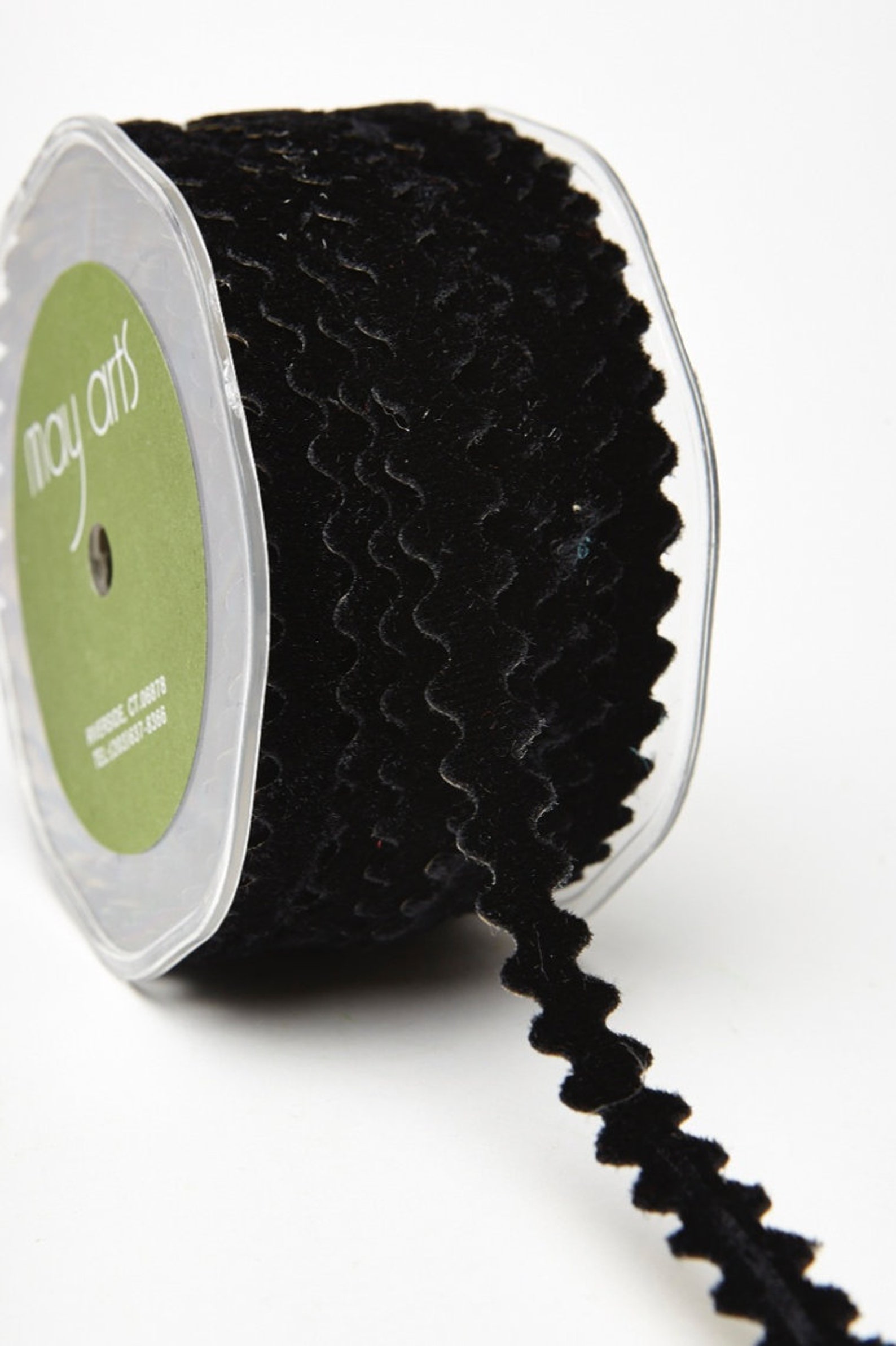 May Arts 3/8 Adhesive Velvet Ric Rac Ribbon 2 Yds - Etsy