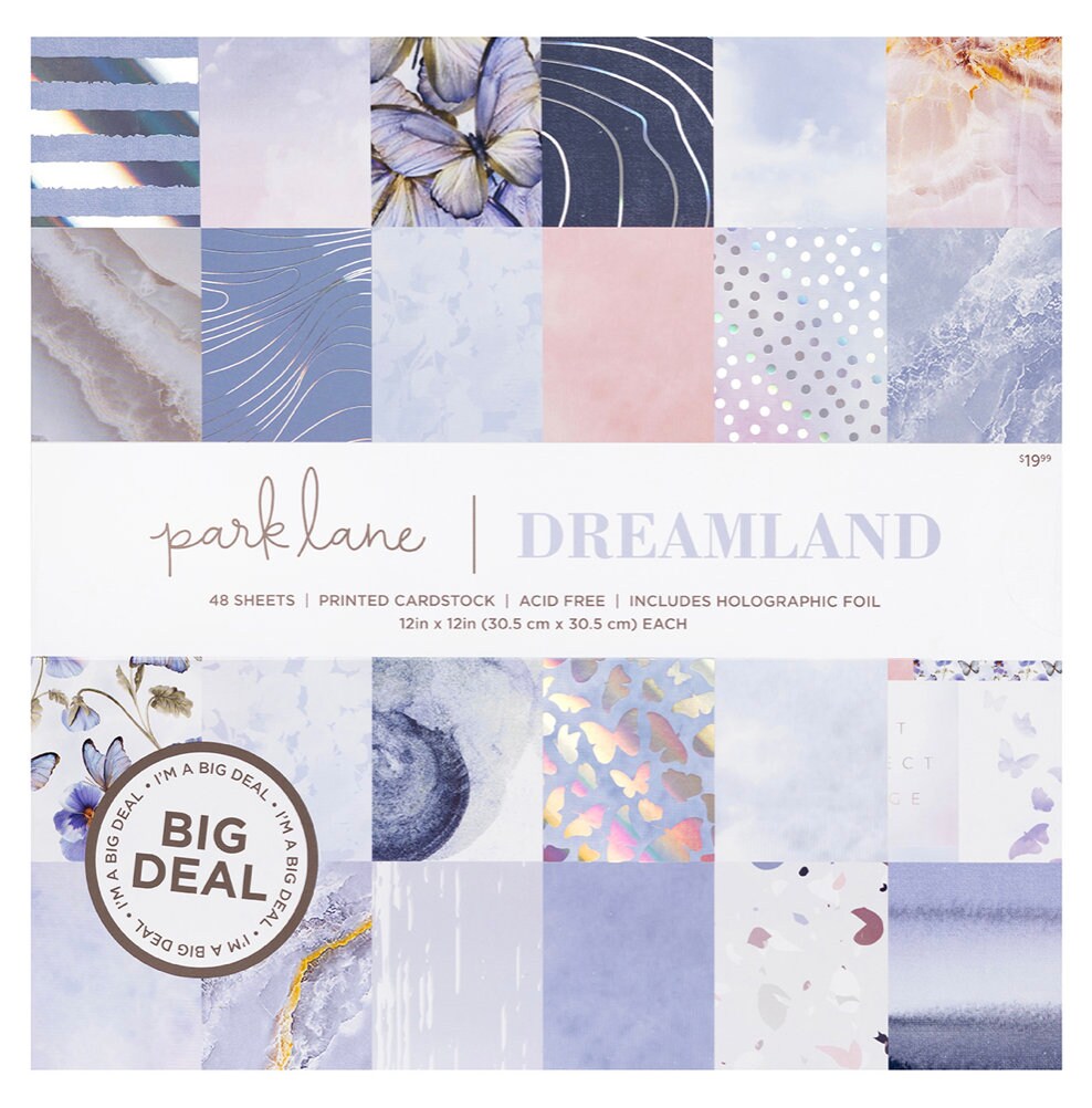 Park Lane 48 Sheet 12 x 12 Neutral Metallic Cardstock Paper Pack - Cardstock - Paper Crafts & Scrapbooking