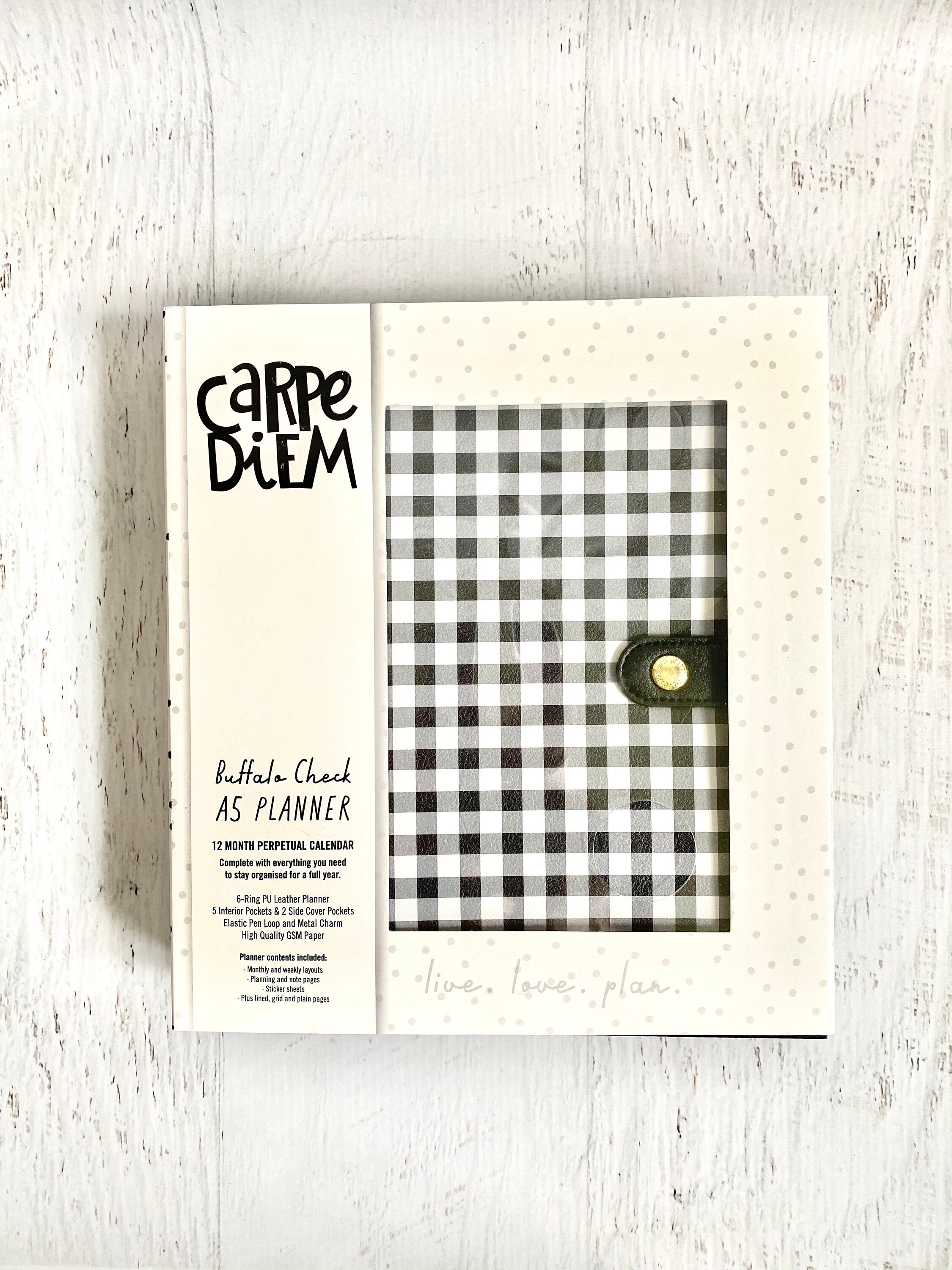 Carpe Diem A5 Planner - A La Carte - Mint Blossom