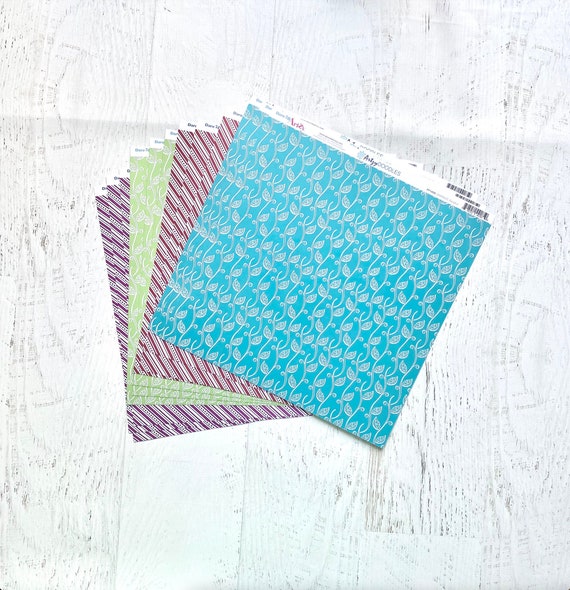 Dare 2B Artzy Artzy Doodles Paper Collection, 12 sheets double-sided (3 ea of 4 designs), 12X12, whimsical, scrapbooking, paper crafting