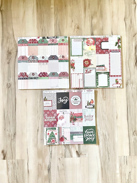 Letters to Santa Cardstock Stickers 12 inch x12 inch Elements