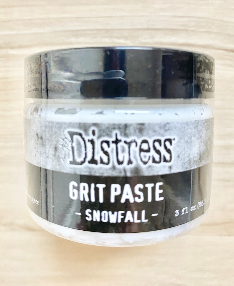 Tim Holtz Distress Sparkle Texture Paste (matte) or Snowfall Grit Paste ...
