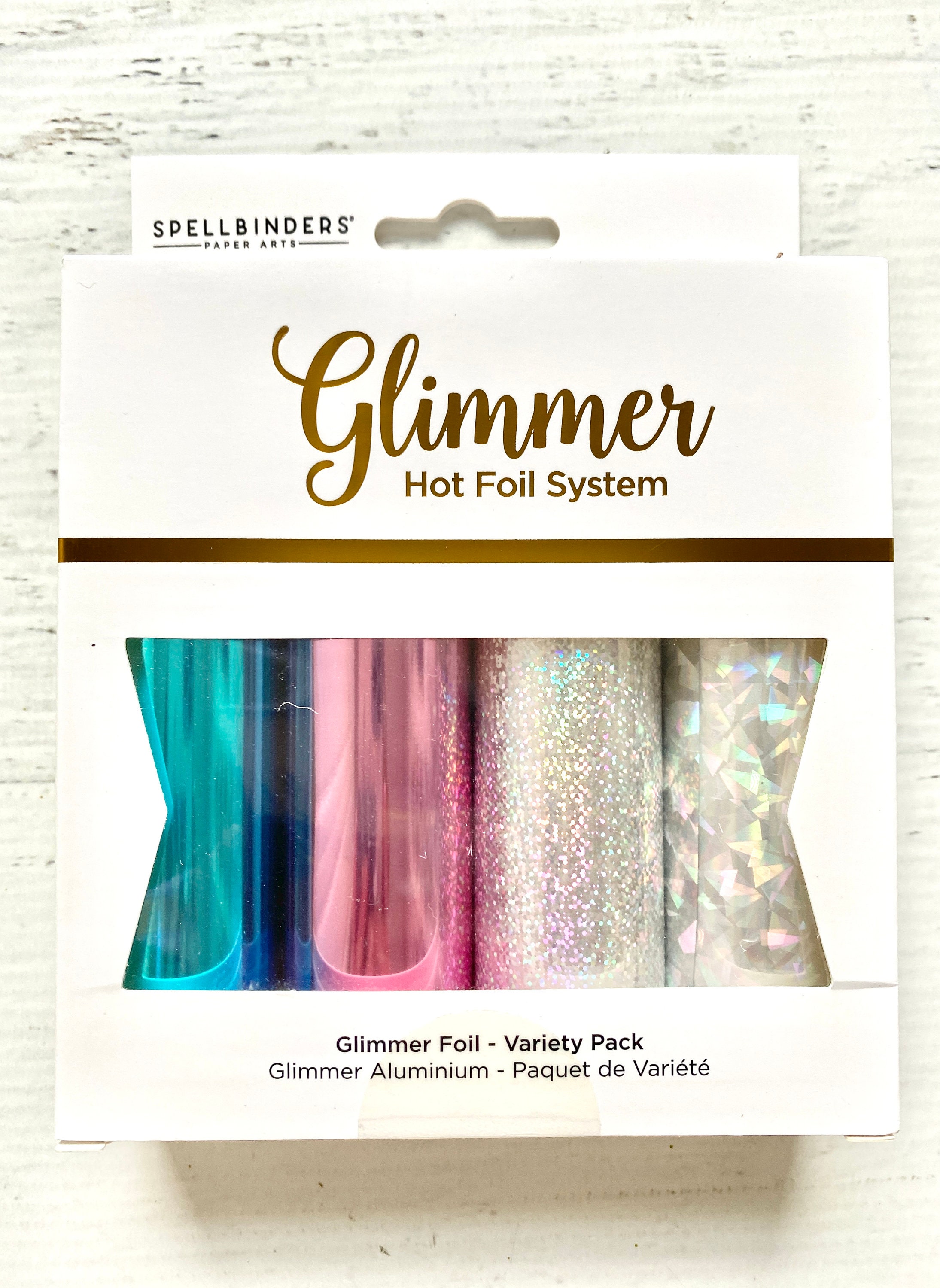 NEW Spellbinders Glimmer Foil Variety Pack Sparkly Glimmer Foil