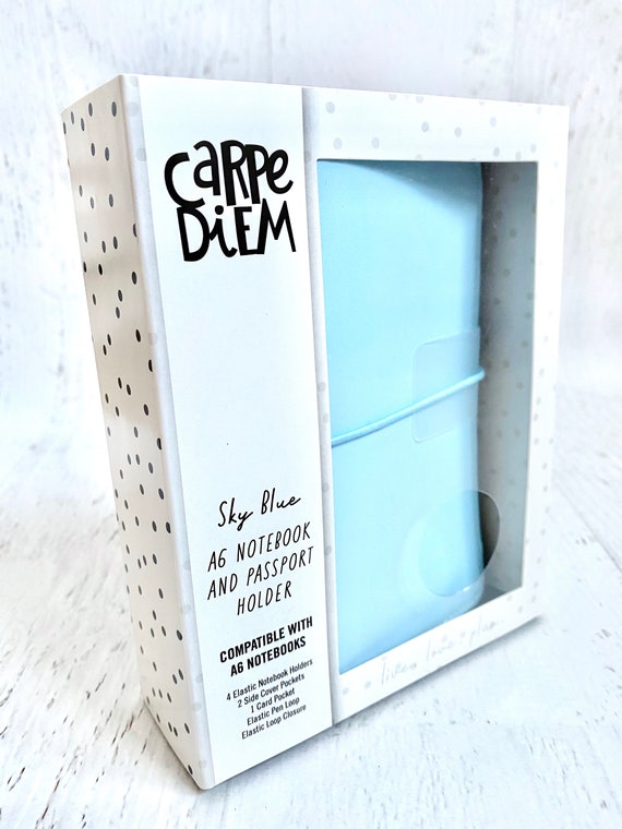Pukka Pad, Carpe Diem A6 Notebook Cover And Passport Holder - 5.2 X 4.3 In - Features 4 Elastic Note Pad Holders, 2 Inside Pockets, Biness Card Slot, And Pen Holder - Black - View #7