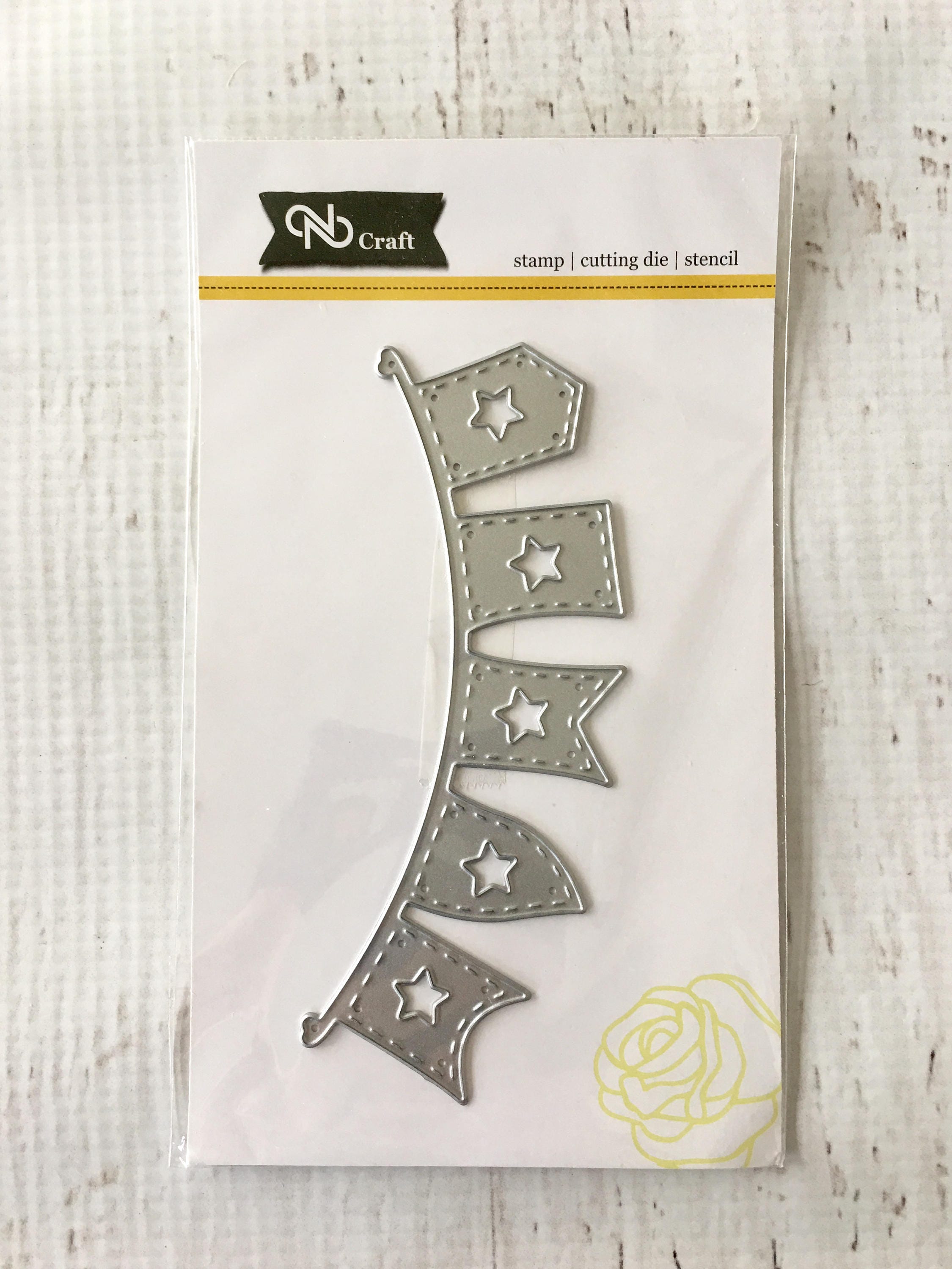 Banner Thin Metal Die By Ncraft Design Measures 4 25 X Etsy