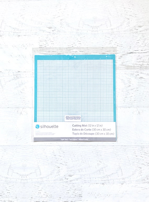 Silhouette America Adhesive Cutting Mat, 12X12, pkg of 2 Light Tack, cutting machine mat, paper crafting, card making, scrapbooking, journal