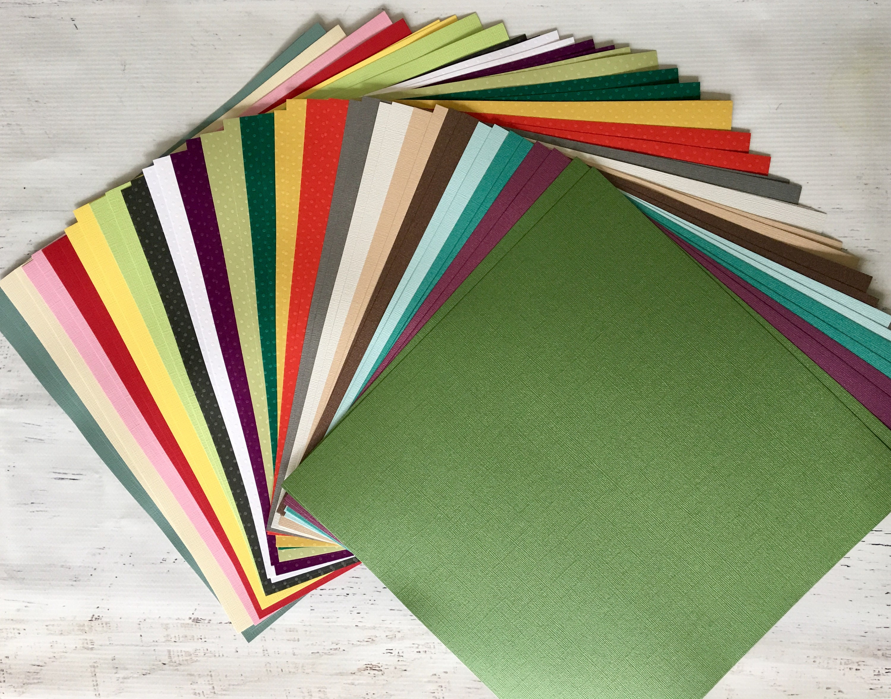 Premium Cardstock Paper 65 Lb 8.5 X 11 In. Perfect for Scrapbooking,  Cardmaking, & More Pick Color and Quantity 