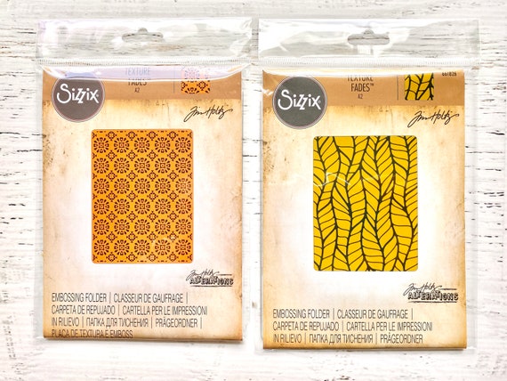 Tim Holtz/sizzix Texture Fades, Rosettes or Leafy Embossing