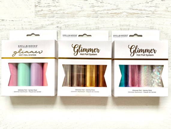 SPELLBINDERS: Glimmer Foil | Satin Pastels Variety Pack