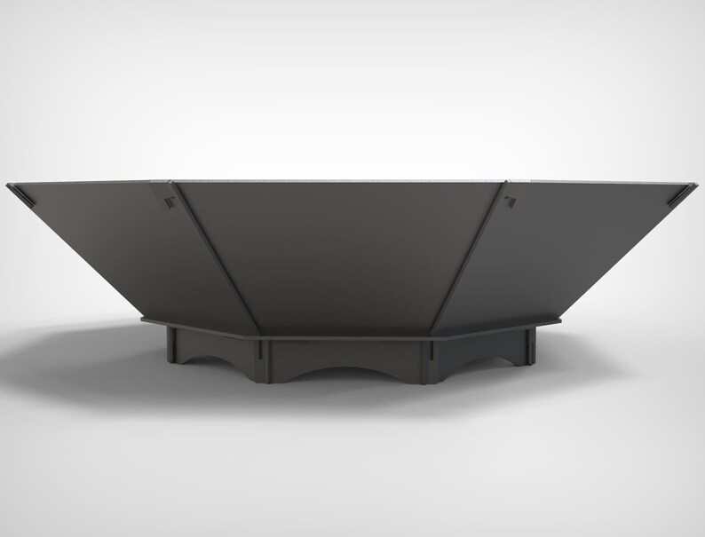 DIY Octagon Fire Pit V2 DXF Files | CNC Laser Cut | Portable Garden ...