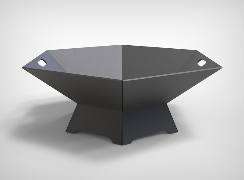 Hexagon V6 Fire Pit DXF Files ~ CNC Laser Cut Plans (digital Download ...