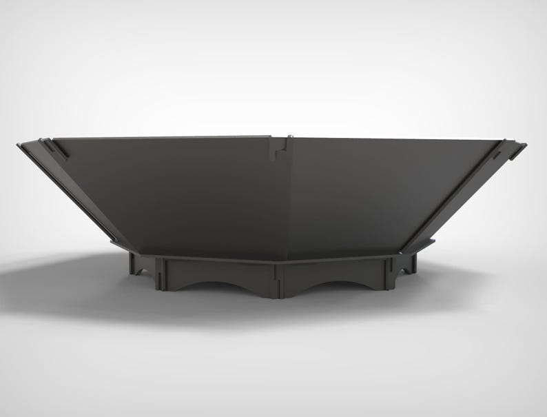 Octagon Fire Pit V2 DXF Files for Plasma, Laser Cutting, CNC. Fire Pit ...