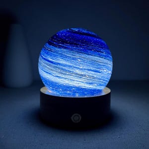 Aangepaste planeet nachtlampje, Melkweg nachtlampje, Galaxy bureaulamp, ruimtebalverlichting, kerstcadeau astronomie, nachtlampje bol nevelbol