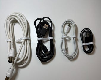 3D Printed Cable Clips – S-Shaped Wire Organizers | Minimalist Cord Management | Multiple Colours