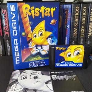 Ristar PAL custom megadrive pal game perfect