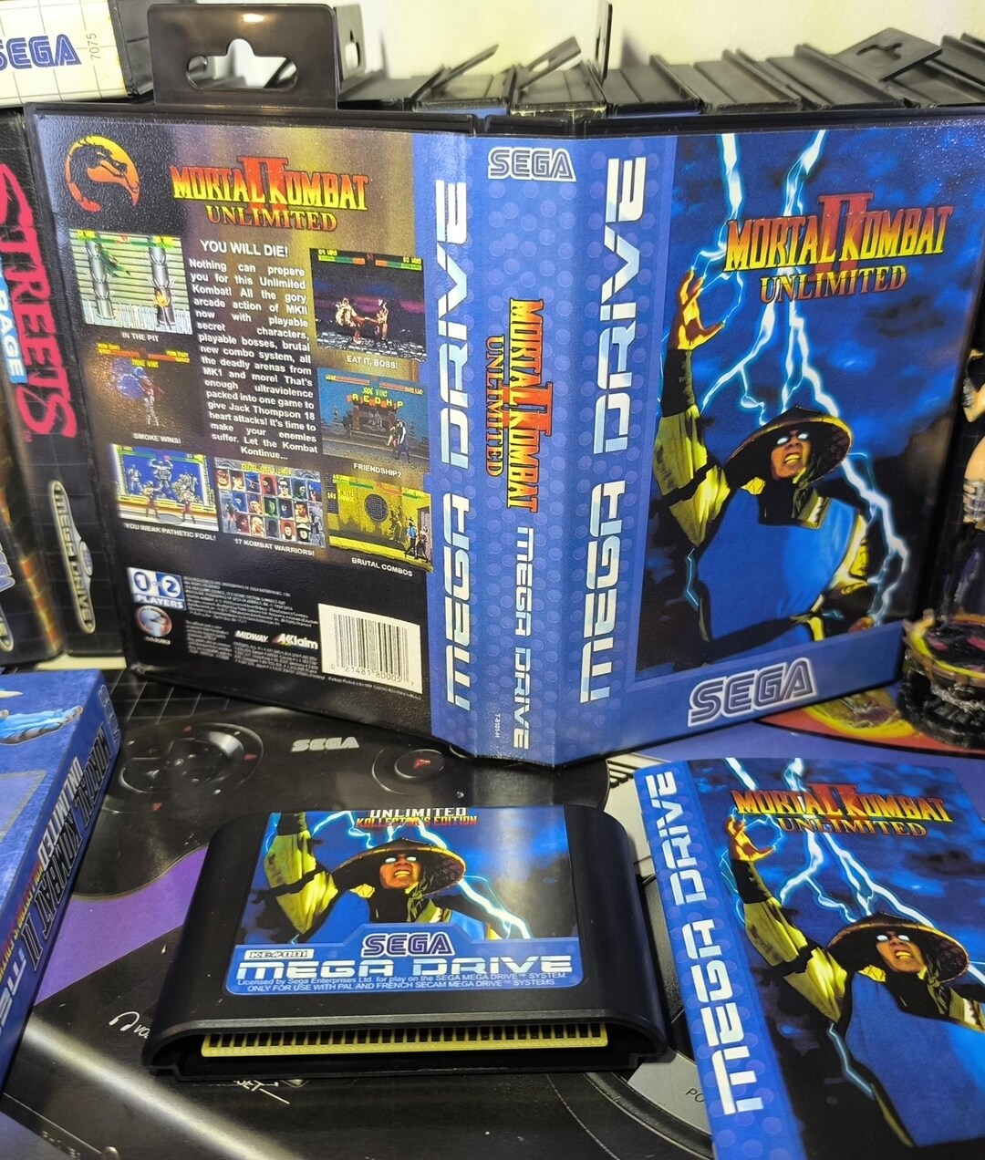 SEGA MEGA DRIVE Mortal Kombat II 2 - PAL - Grade A $29.41
