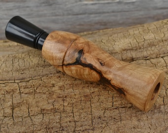 Figured Silver Maple Duck Call - Arkansas Magnum Single Reed