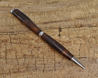Rare Honduran Rosewood Burl Wood Pen - Wooden Pen - Groomsmen Gift - Father's Day Gift - Wedding Gift - Graduation Gift