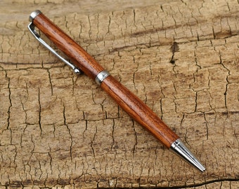 Bubinga Wood Pen - Wooden Pen - Groomsmen Gift - Father's Day Gift - Wedding Gift - Graduation Gift