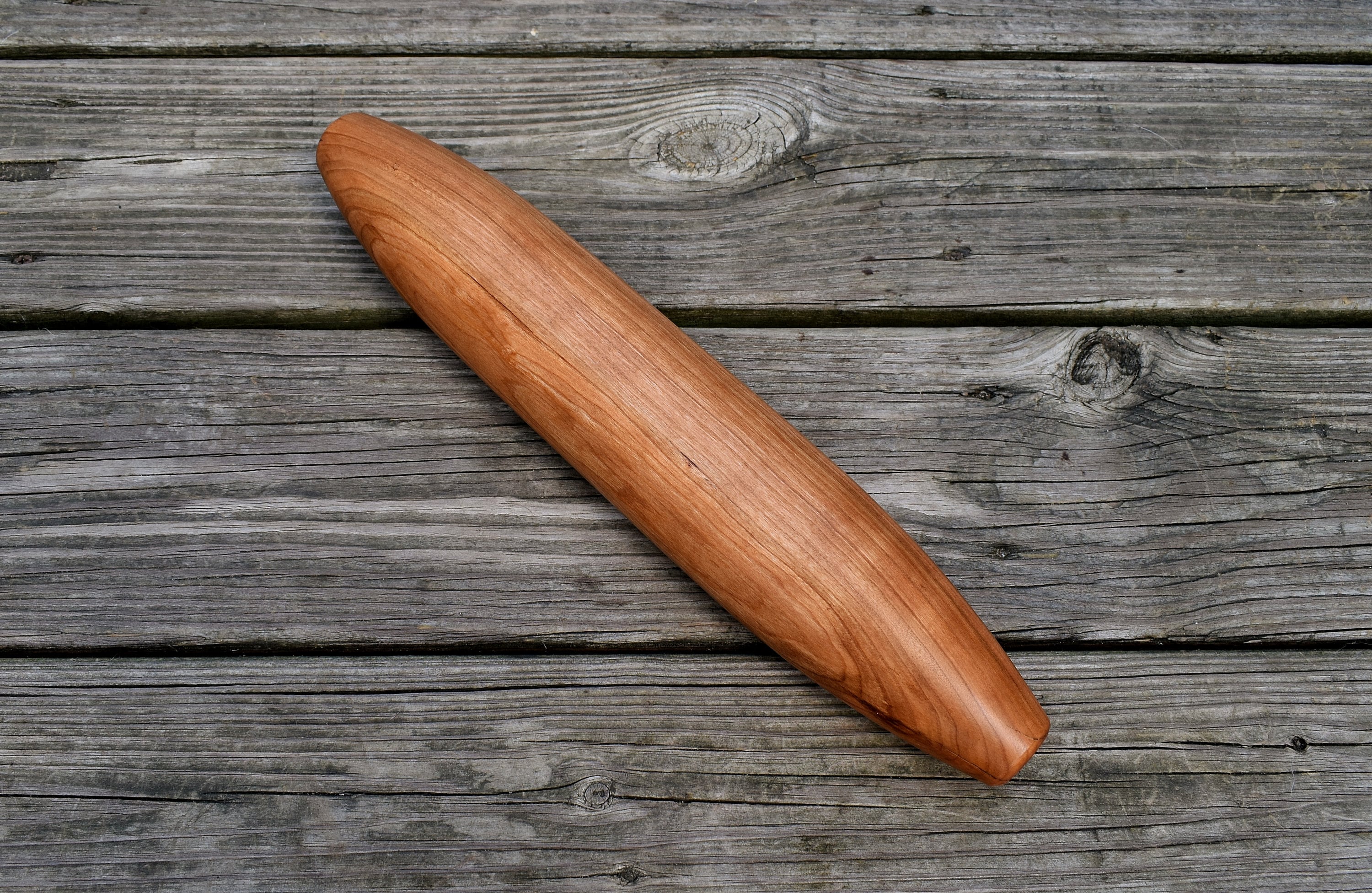 French Rolling Pin Cherry Wooden Rolling Pin Cherry Etsy