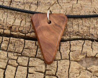 Australian Bimble Box Burl Wood Pendant Necklace - Handmade Wood Pendant - Rare Wood Necklace - 1 Wood Pendant - 18-20inch Adjustable