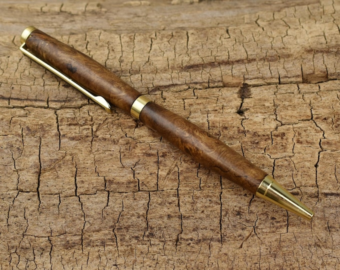 Rare Sindora Burl Wood Pen - Wooden Pen - Groomsmen Gift - Father's Day Gift - Wedding Gift - Graduation Gift
