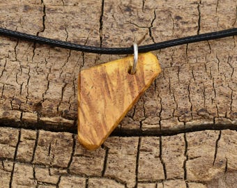 River Tamarind Burl Wood Pendant Necklace - Handmade Wood Pendant - Rare Wood Necklace - 1 Wood Pendant - 18-20inch Adjustable