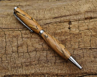 Spalted Maple Wood Pen - Wooden Pen - Groomsmen Gift - Father's Day Gift - Wedding Gift - Graduation Gift